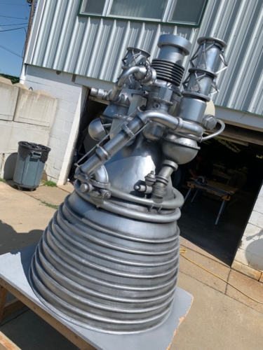 3D printed Saturn 5 rocket prop