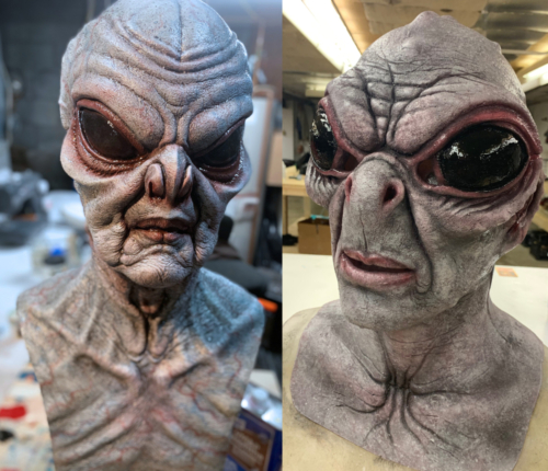 Alien Silicone Pullover masks