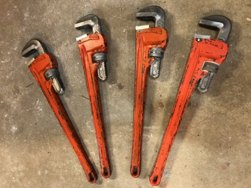 foam and rubber wrench props