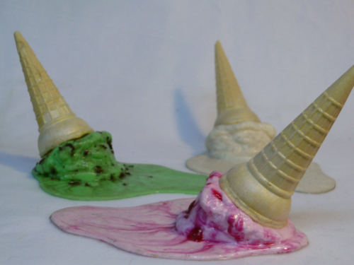 prop silicone icecream cones