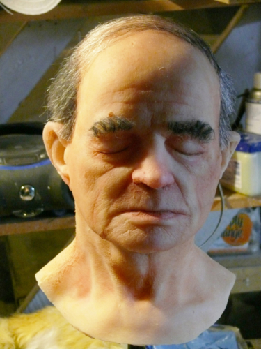silicone likeness head prop mask