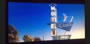 Screen grab- miniature vintage motel model- Oasis Motel