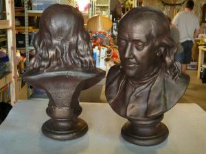 Foam Ben Franklin bust