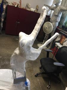 anzu dinosaur head sculpt armature