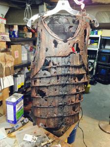 leather armor turned to rusted metal the last witch hunter