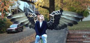 prop armored angel wings