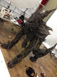 tree wolf monster suit in studio 2